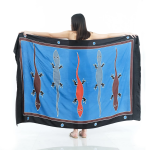 Animal Print One-Piece Sarong Sulu | Rayon-Cotton Blend