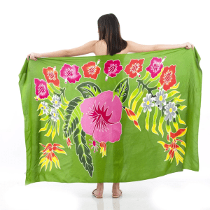 Floral Sarong | Rayon-Cotton Blend