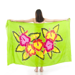 Floral Sarong | Rayon-Cotton Blend