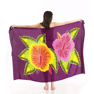 Floral Sarong | Rayon-Cotton Blend