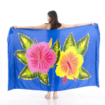 Floral Sarong | Rayon-Cotton Blend