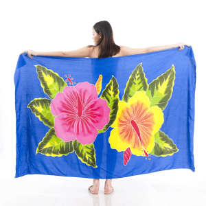 Floral Sarong | Rayon-Cotton Blend