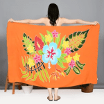 Floral Sarong | Rayon-Cotton Blend