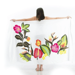 Floral Sarong | Rayon-Cotton Blend