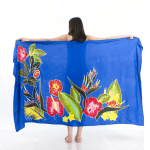 Floral Sarong | Rayon-Cotton Blend