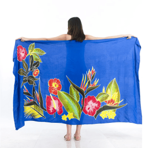 Floral Sarong | Rayon-Cotton Blend