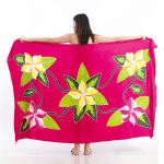 Floral Sarong | Rayon-Cotton Blend