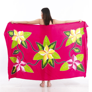 Floral Sarong | Rayon-Cotton Blend