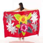 Floral Sarong | Rayon-Cotton Blend
