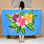 Floral Sarong | Rayon-Cotton Blend