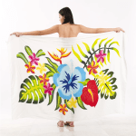 Floral Sarong | Rayon-Cotton Blend