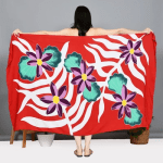 Floral Sarong | Rayon-Cotton Blend