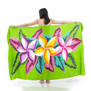 Floral Sarong | Rayon-Cotton Blend