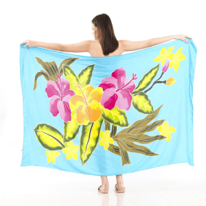 Floral Sarong | Rayon-Cotton Blend