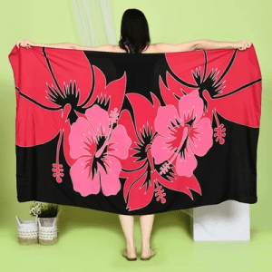 Floral Sarong | Rayon-Cotton Blend