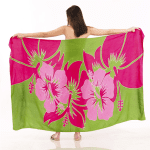 Floral Sarong | Rayon-Cotton Blend