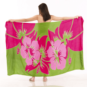 Floral Sarong | Rayon-Cotton Blend