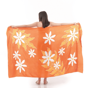 Floral Sarong | Rayon-Cotton Blend