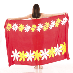 Floral Sarong | Rayon-Cotton Blend