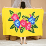 Floral Sarong | Rayon-Cotton Blend