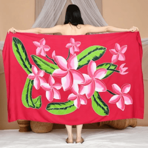 Floral Sarong | Rayon-Cotton Blend