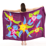 Floral Sarong | Rayon-Cotton Blend