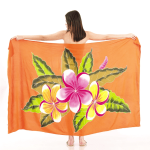 Floral Sarong | Rayon-Cotton Blend