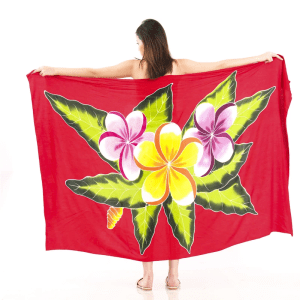 Floral Sarong | Rayon-Cotton Blend