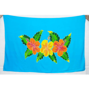 Floral Sarong | Rayon-Cotton Blend