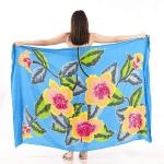 Floral Sarong | Rayon-Cotton Blend
