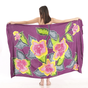 Floral Sarong | Rayon-Cotton Blend