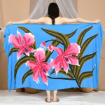 Floral Sarong | Rayon-Cotton Blend