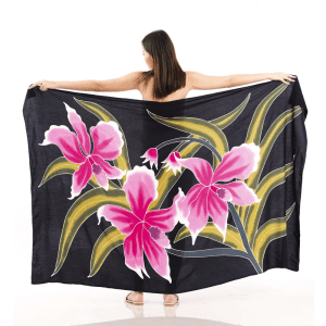 Floral Sarong | Rayon-Cotton Blend