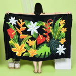 Floral Sarong | Rayon-Cotton Blend