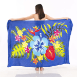 Floral Sarong | Rayon-Cotton Blend