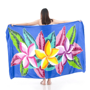 Floral Sarong | Rayon-Cotton Blend