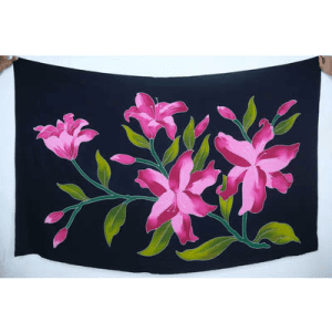 Floral Sarong | Rayon-Cotton Blend
