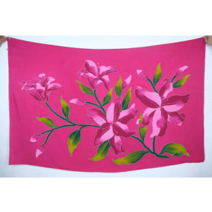 Floral Sarong | Rayon-Cotton Blend