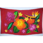 Floral Sarong | Rayon-Cotton Blend