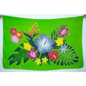 Floral Sarong | Rayon-Cotton Blend