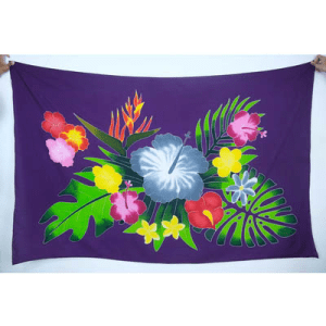 Floral Sarong | Rayon-Cotton Blend