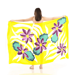 Floral Sarong | Rayon-Cotton Blend