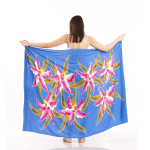 Floral Sarong | Rayon-Cotton Blend
