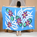 Floral Sarong | Rayon-Cotton Blend