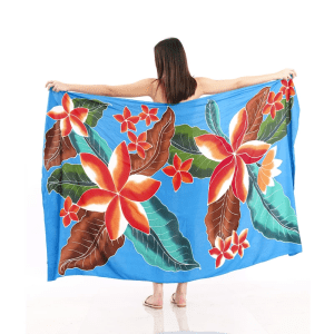Floral Sarong | Rayon-Cotton Blend