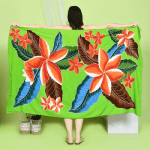Floral Sarong | Rayon-Cotton Blend