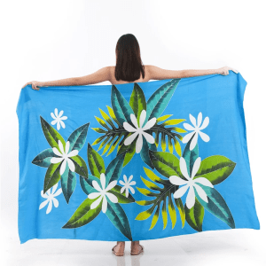 Floral Sarong | Rayon-Cotton Blend