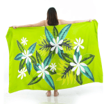 Floral Sarong | Rayon-Cotton Blend