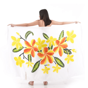 Floral Sarong | Rayon-Cotton Blend