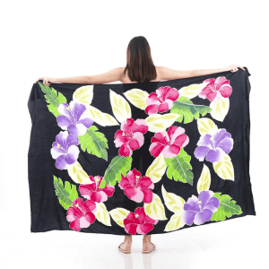 Floral Sarong | Rayon-Cotton Blend